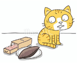 猫に鰹節