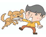 飼い犬に手をかまれる