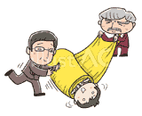長い物には巻かれろ