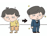 馬子にも衣装