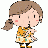 叱る新米ママのイラスト