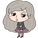 呆れる美女のイラスト