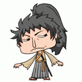 静かな侍のイラスト