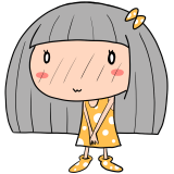 照れる女の子のイラスト