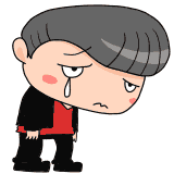 泣くヤンキーのイラスト