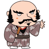 威厳をもって語る武田信玄のイラスト
