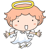 笑顔の天使のイラスト