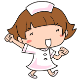張り切る看護師のイラスト