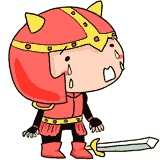 慟哭する戦士のイラスト