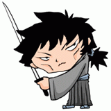 江戸時代の人斬りのイラスト