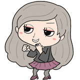 なにか企む美女のイラスト