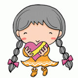 バレンタインの女の子のイラスト