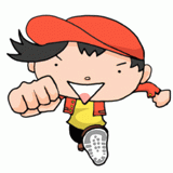 元気な男の子のイラスト