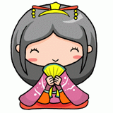 日合わせそうなお雛様のイラスト