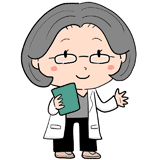 微笑む女性医師のイラスト