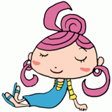 寝る女性のイラスト
