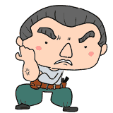 怒る大工さんのイラスト