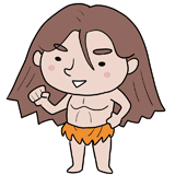 頼もしいターザンのイラスト