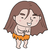 笑うターザンのイラスト