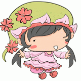 笑顔の妖精のイラスト
