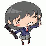 卒業式の中学生のイラスト