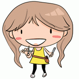 笑顔の美容師のイラスト