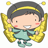 お遊戯する女の子のイラスト