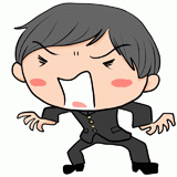 叫ぶ思春期のイラスト