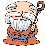 笑う神様のイラスト