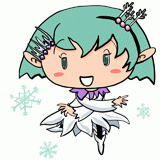 雪の妖精のイラスト