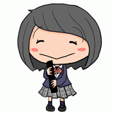 卒業式の女の子のイラスト