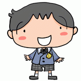 入園式の男の子のイラスト