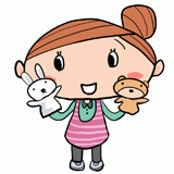 働く保育士のイラスト