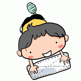 掃除する男の子のイラスト