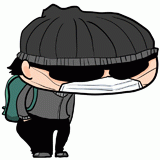 怪しい男のイラスト