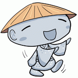踊るお地蔵さんのイラスト
