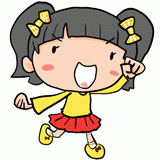 やる気の女の子のイラスト