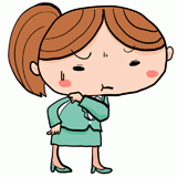 肩こりの女性のイラスト