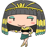 女王クレオパトラのイラスト