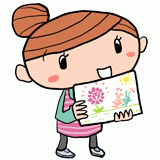 保育士の女性のイラスト