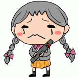 卒業式の女の子のイラスト