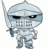 鎧の騎士のイラスト
