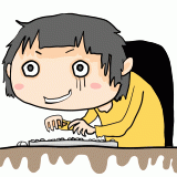 ノイローゼ気味な男のイラスト