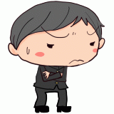 悩む男子学生のイラスト