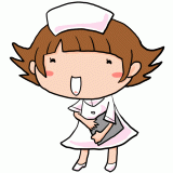笑顔の女性看護師のイラスト