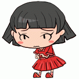 悩む女の子のイラスト