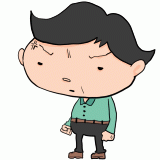 怒るおじさんのイラスト