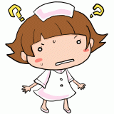 わけがわからなくなる看護師のイラスト