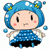 怒る水の精霊のイラスト