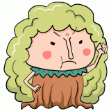 講義する木の精霊のイラスト